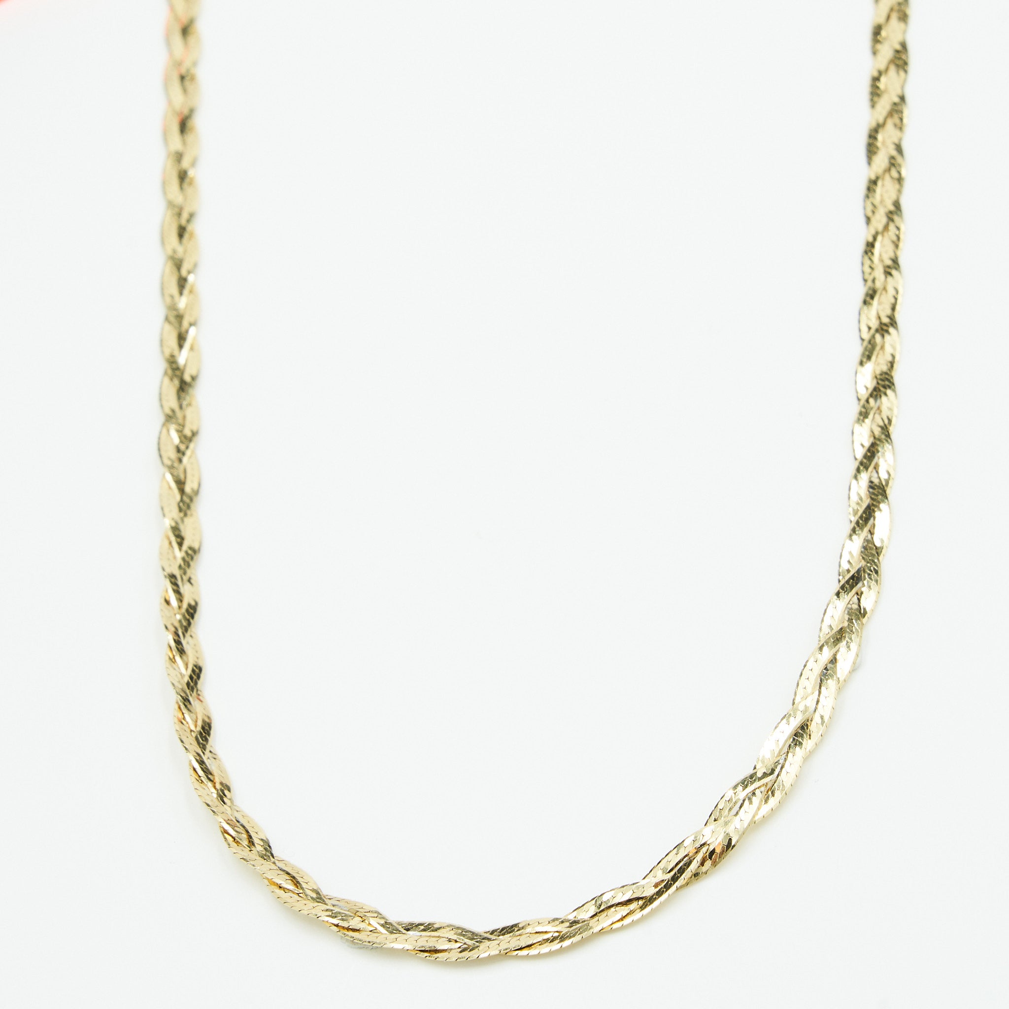 BRAIDED HERRINGBONE NECKLACE