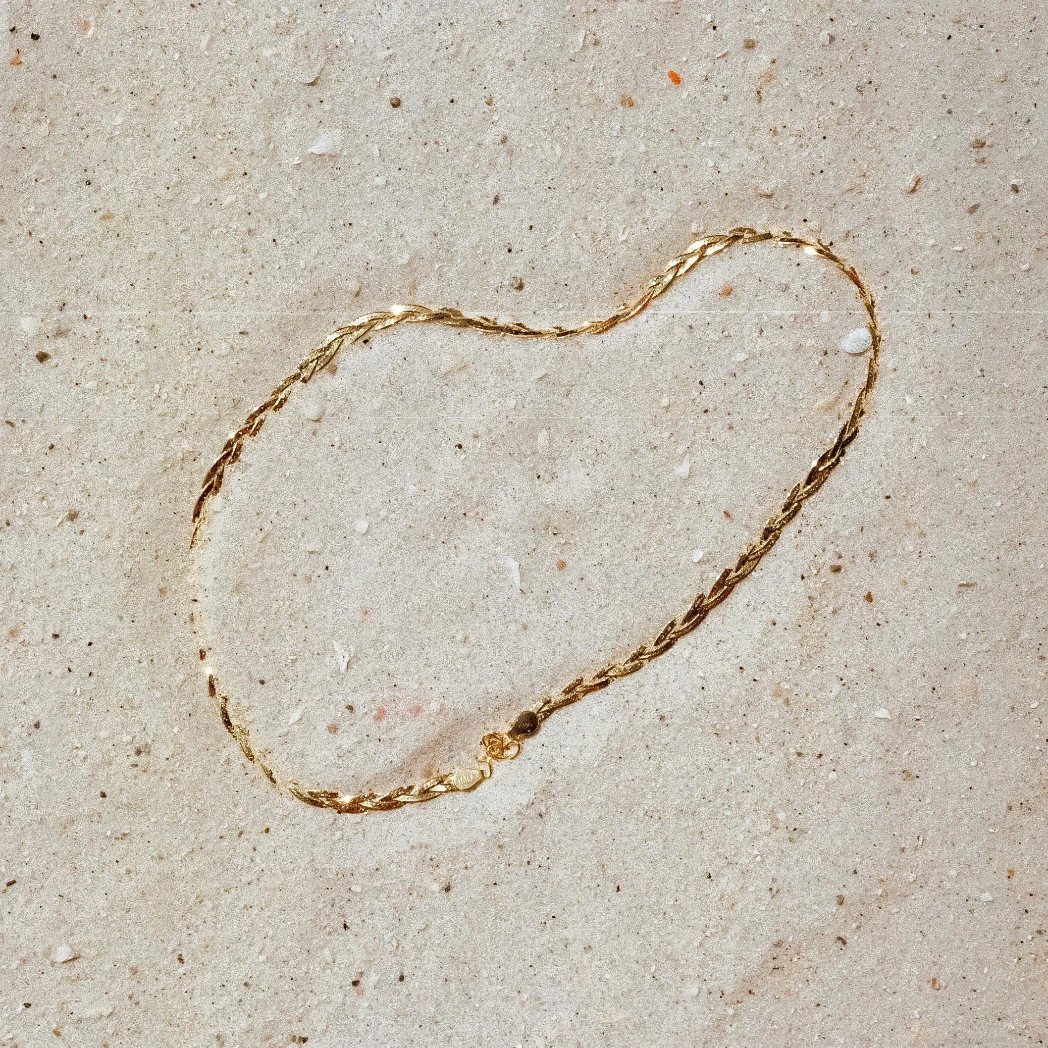 BRAIDED HERRINGBONE NECKLACE