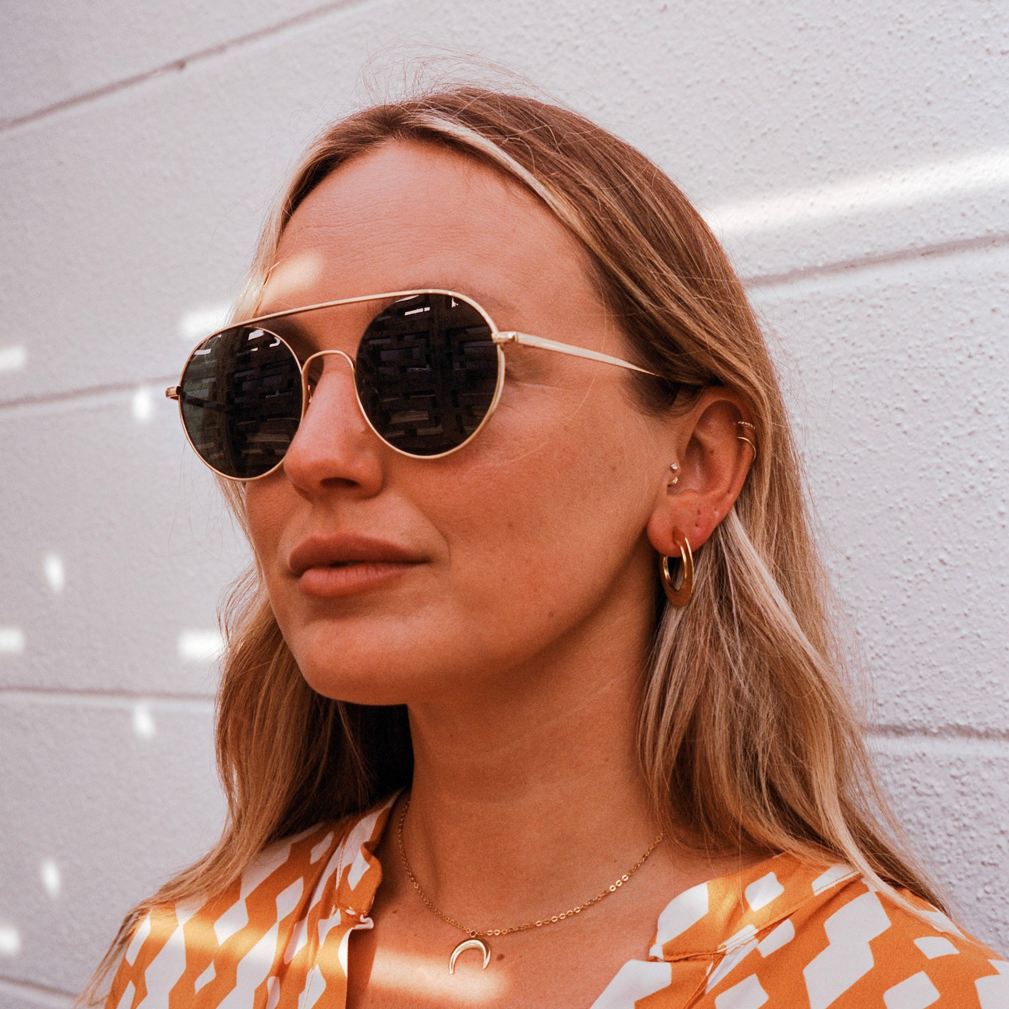 PERSEPHONE FLAT HOOPS (SILVER)