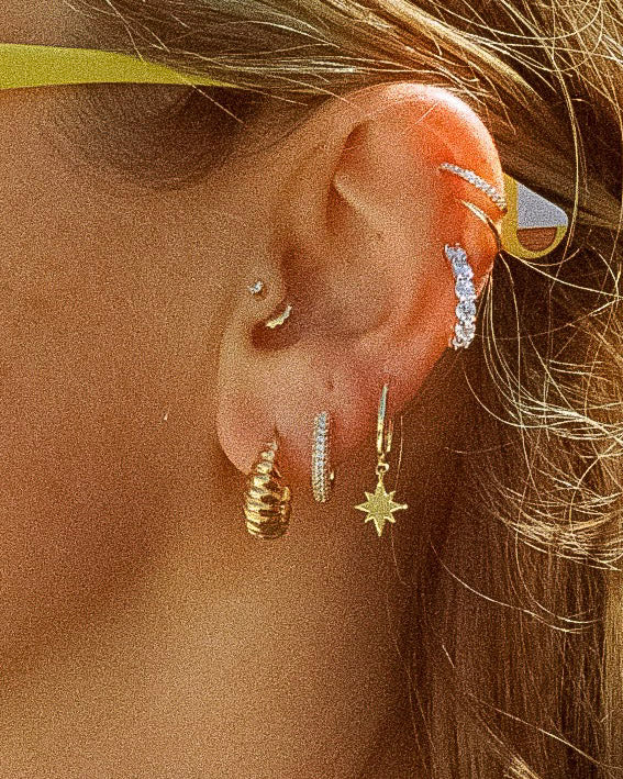ASTERI HOOPS (SILVER)