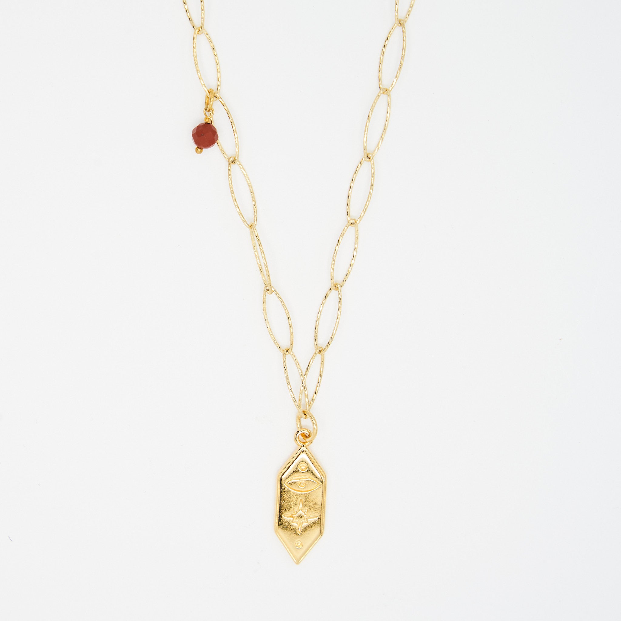 ZOE OVAL LINK NECKLACE