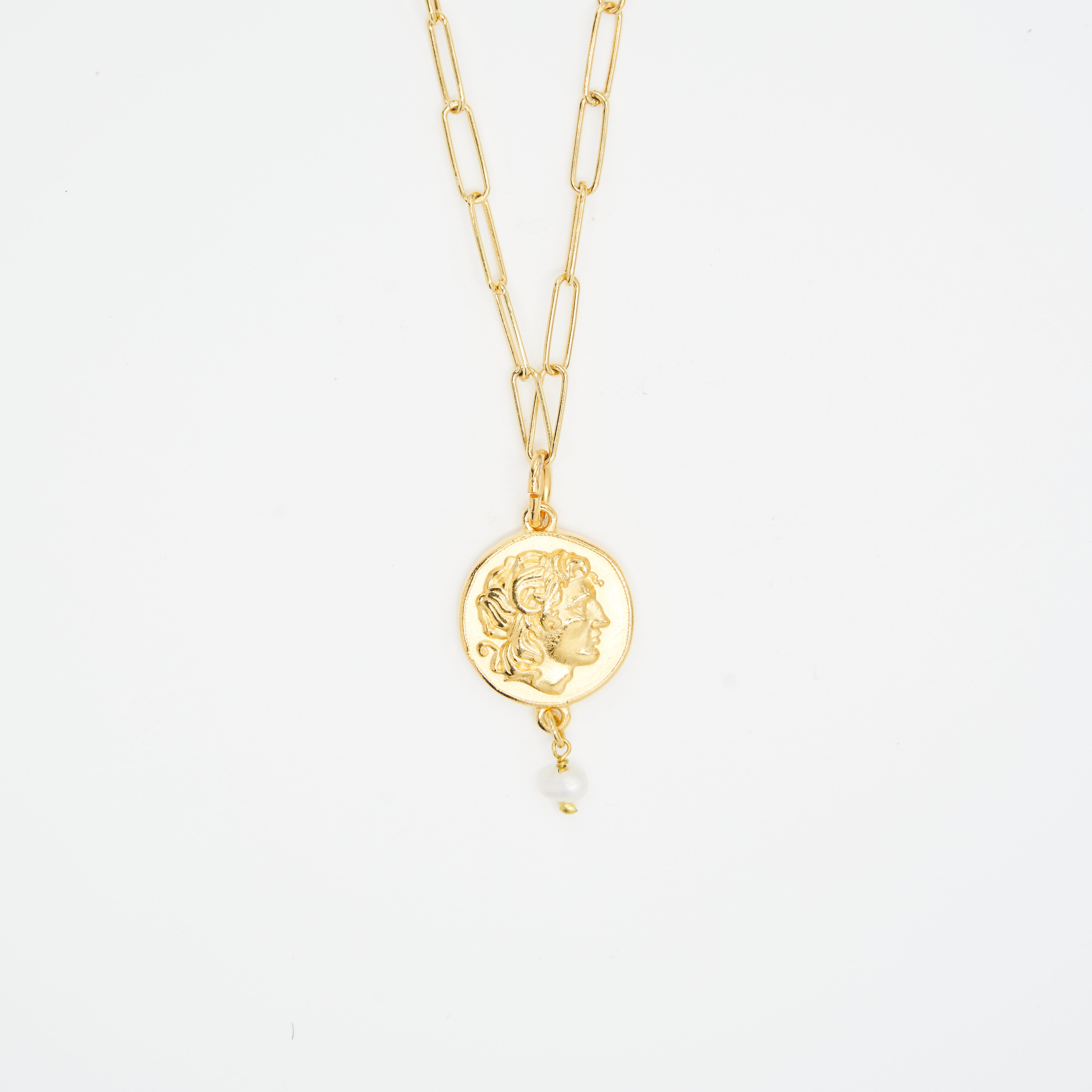 APOLLO PAPERCLIP LINK NECKLACE