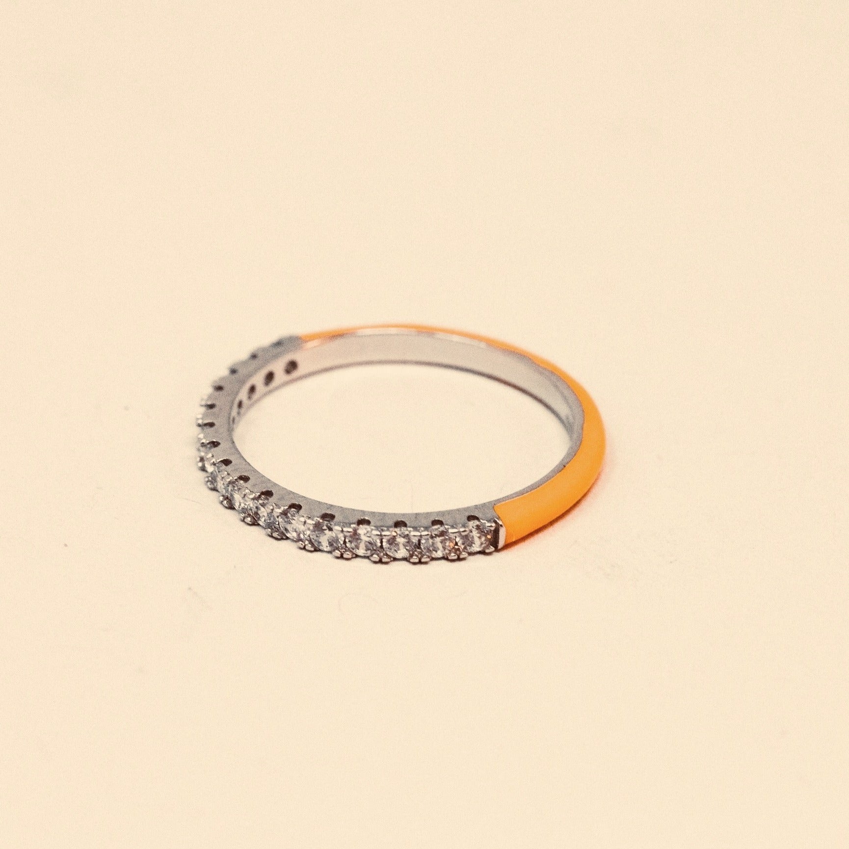 PAVE ENAMEL RING