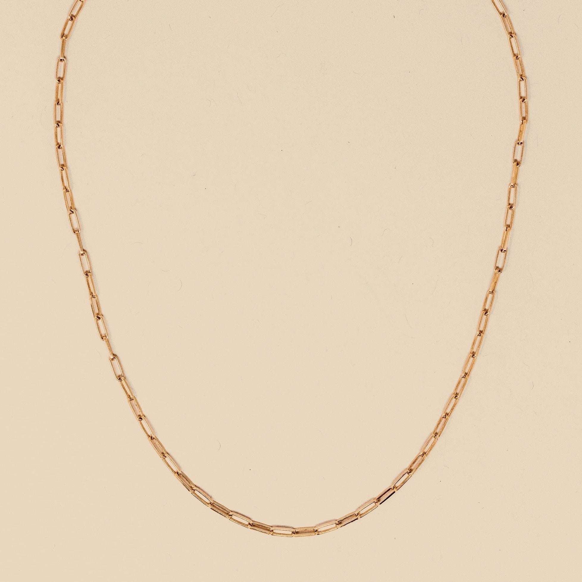 BABY PAPERCLIP LINK NECKLACE