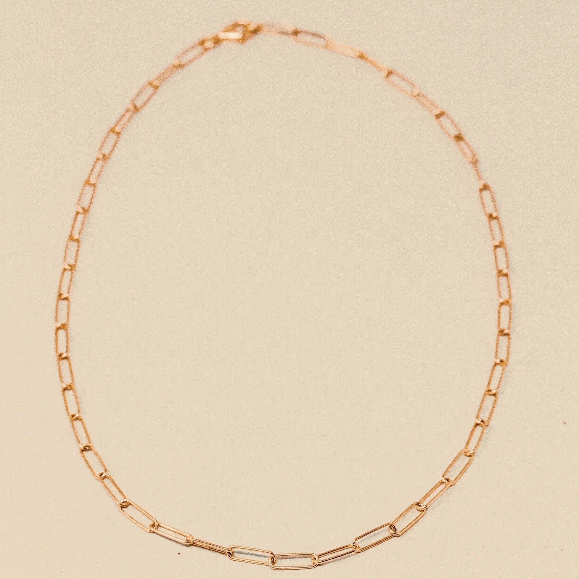 PAPERCLIP LINK NECKLACE