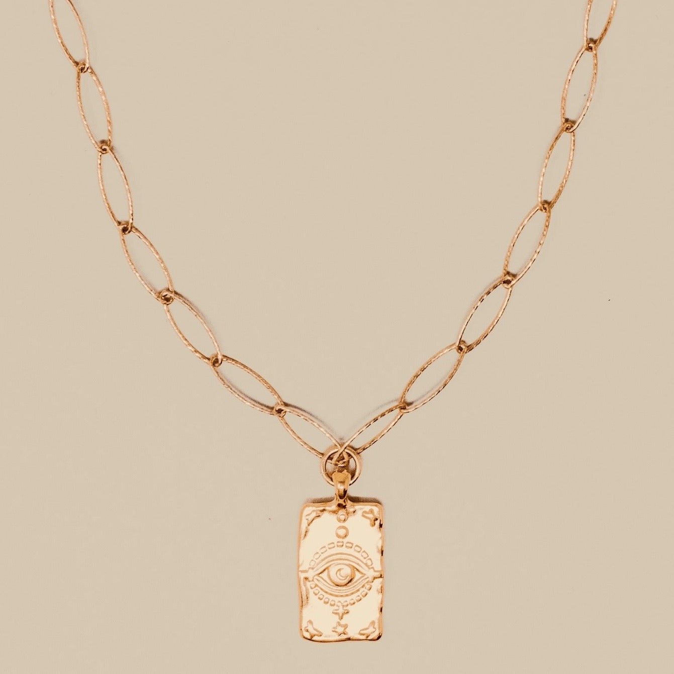 CALLIOPE OVAL LINK NECKLACE