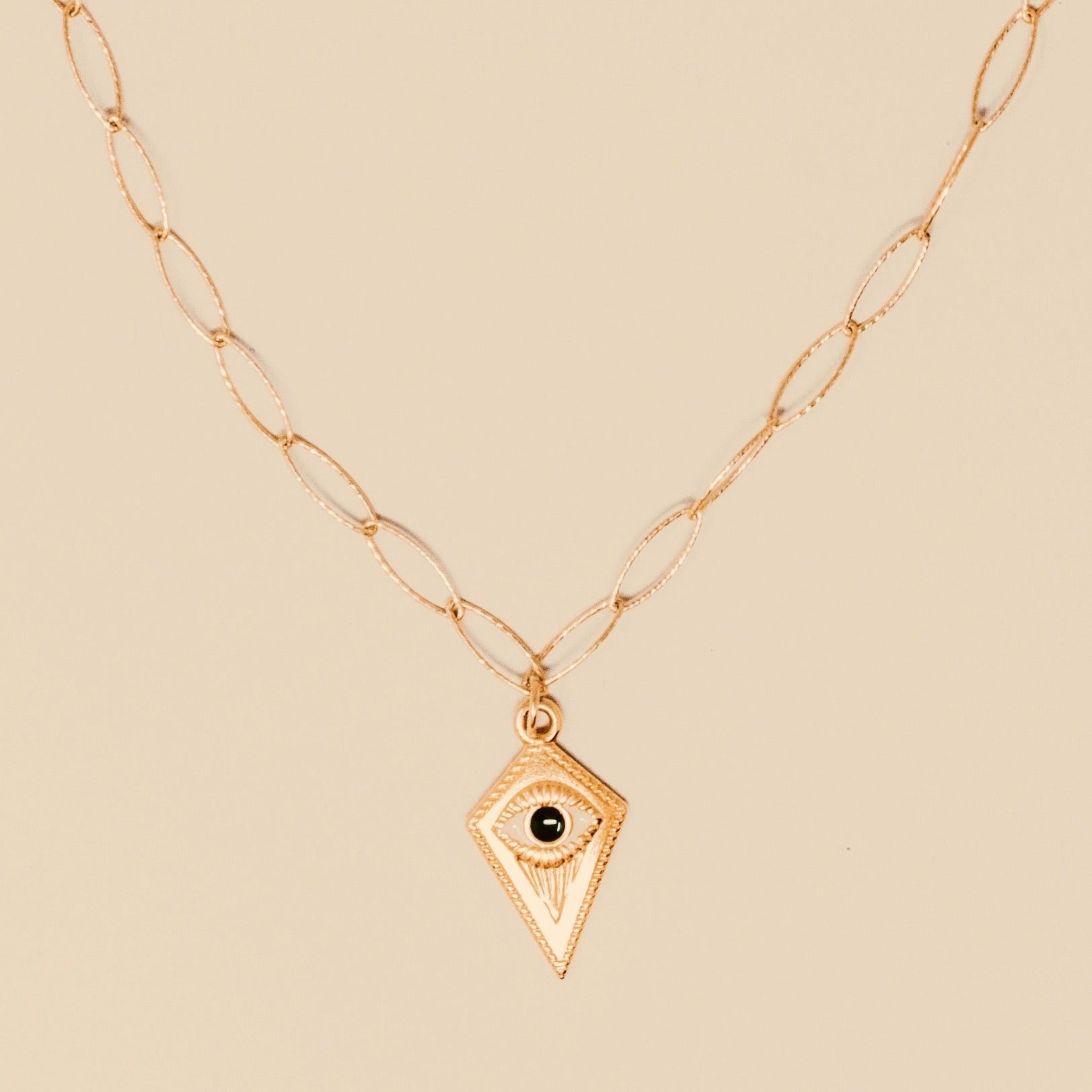 ELECTRA OVAL LINK NECKLACE