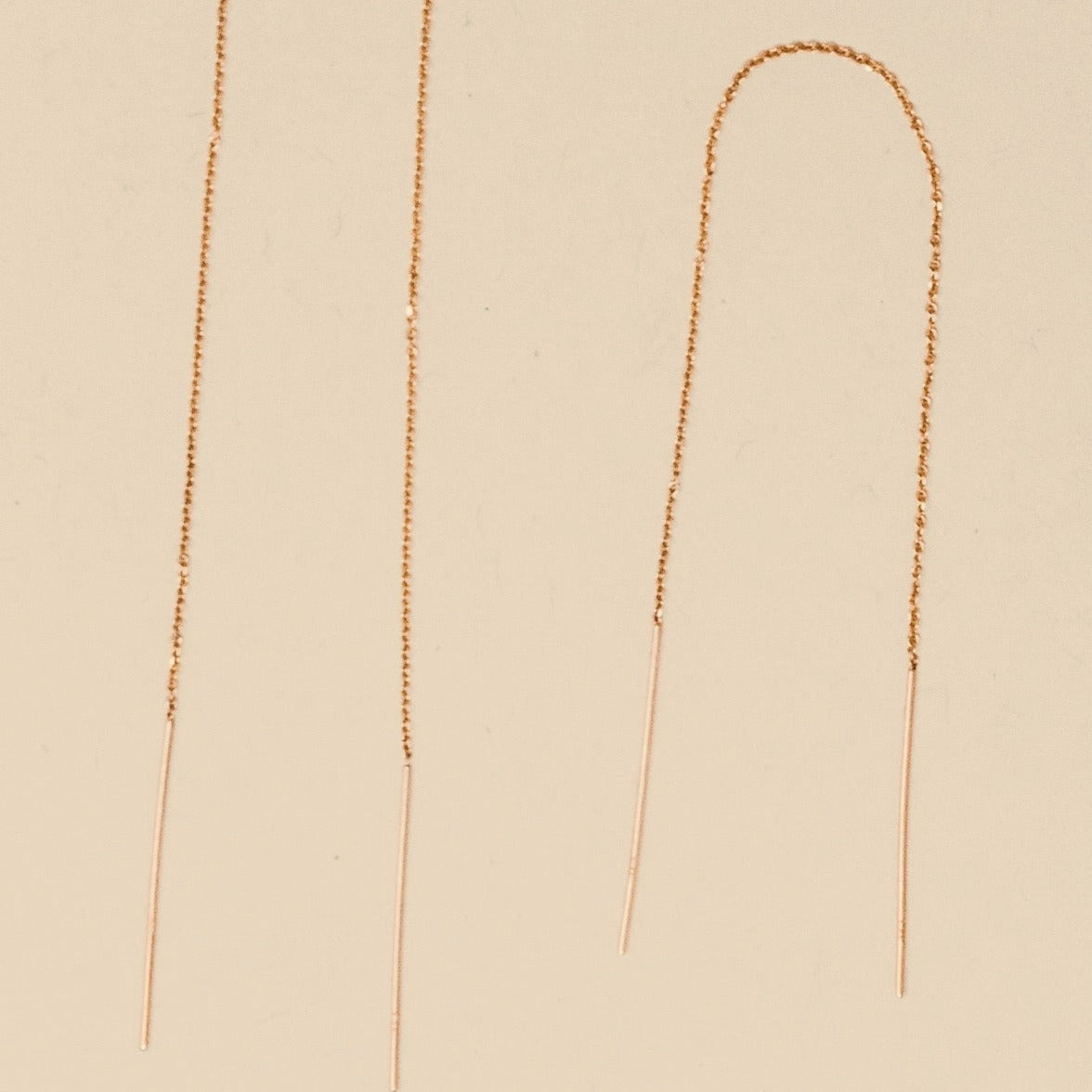 CHAIN THREADER EARRING