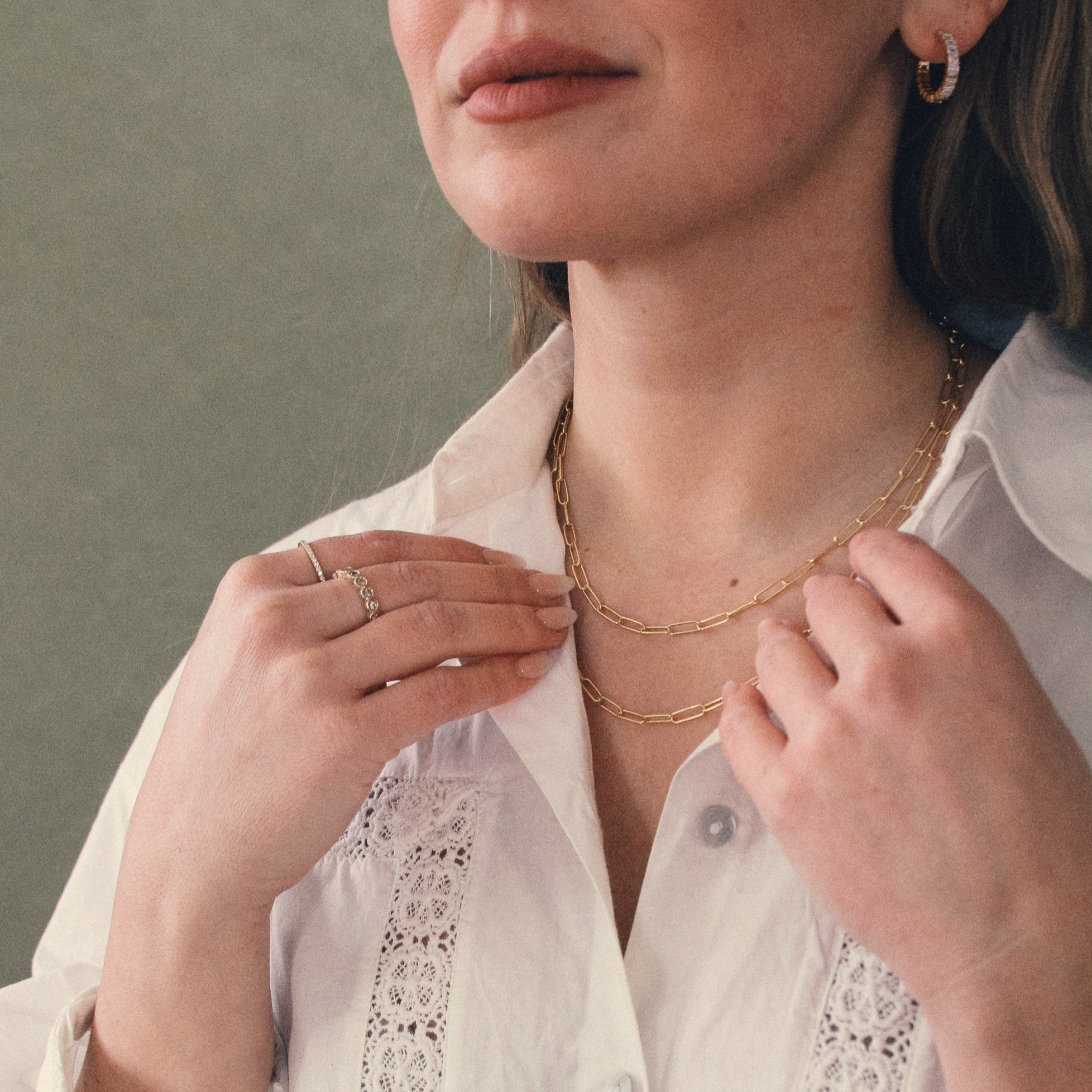 PAPERCLIP LINK NECKLACE