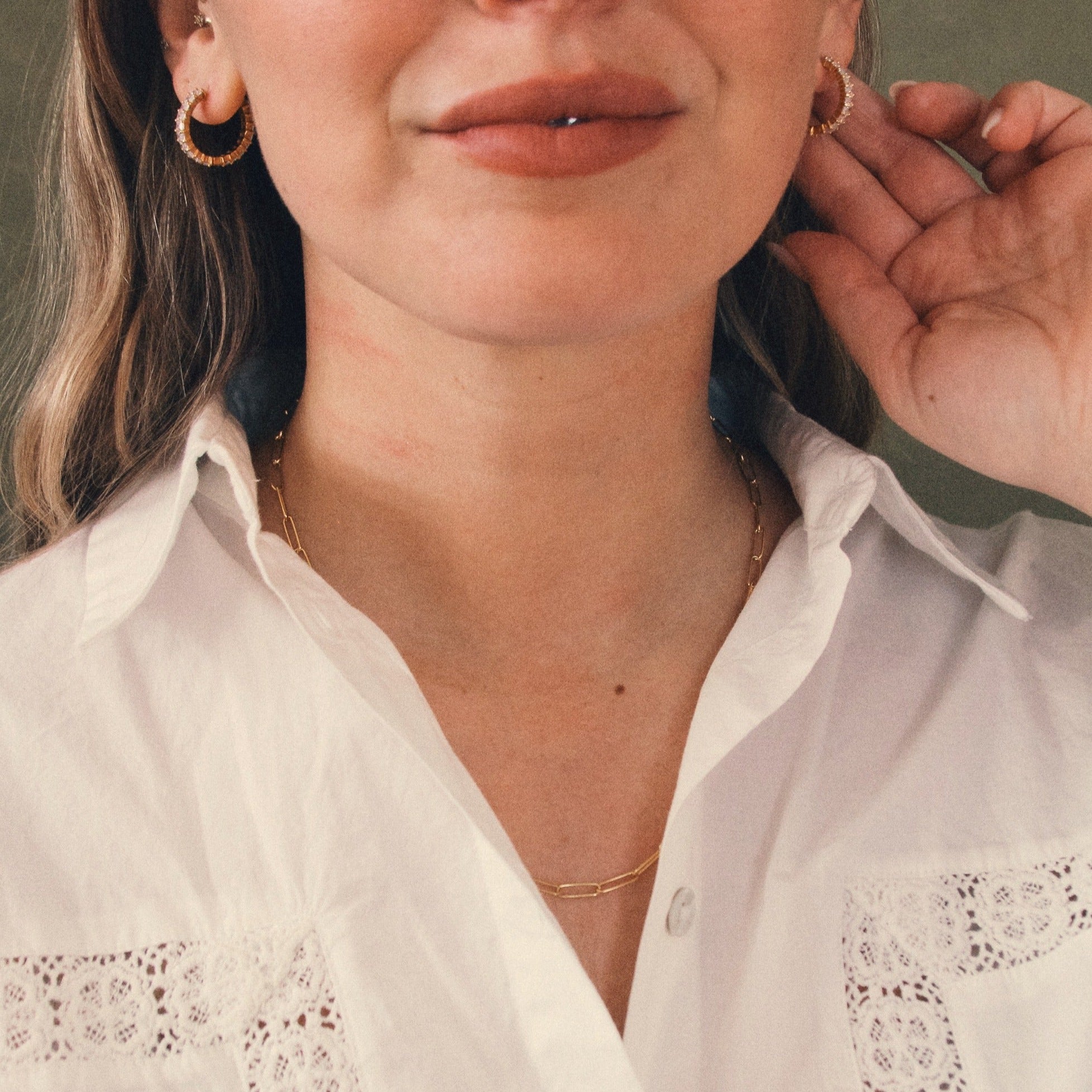 PAPERCLIP LINK NECKLACE