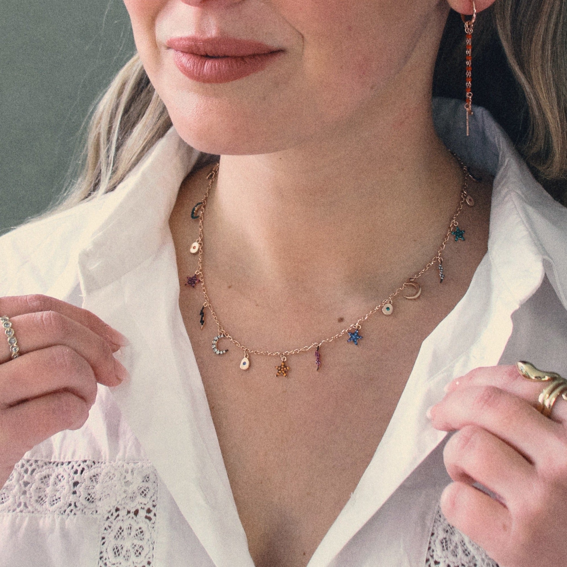 CHARM SHAKER NECKLACE