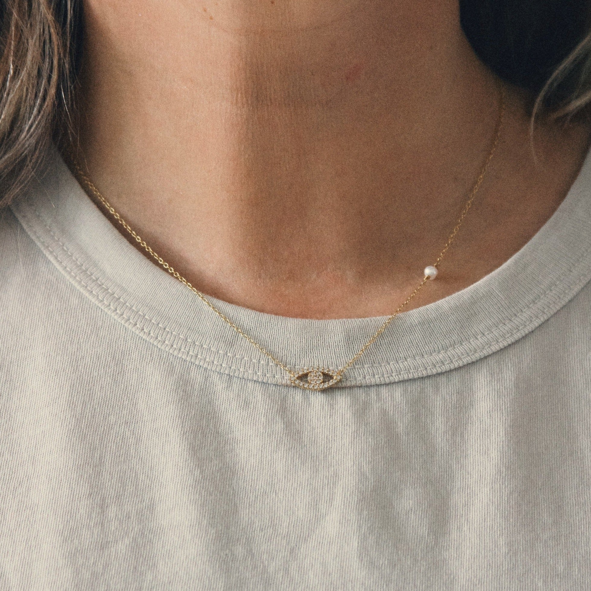 MINI EVIL EYE NECKLACE